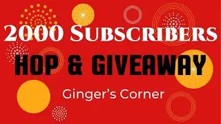 Ginger's Corner HOPS // Joy // Come join my scrappy friends as we celebrate 2K Subbies for Ginger!!