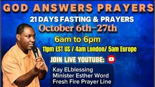 Day 2 of 21 Days Fasting & Prayers ||&rdquo;Deliverance Prayers&rdquo;||www.freshfireprayer.com||