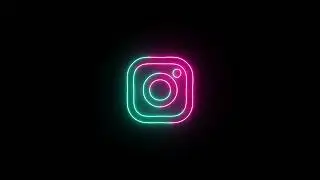 Instagram Neon logo || VIDEO CLIP ||