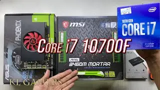intel Core i7 10700F msi MAG B460M MORTAR RX580 4GB Gaming PC Build Benchmark