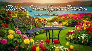 4 Most Beautiful Flower Gardens in the World (4K) | Relaxing Nature Scenery