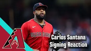 Carlos Santana joins his 9th MLB Team in Arizona