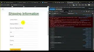 React and Express Connection Day 25   save shipping information