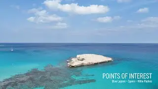 Island in the sea - Blue Lagoon - Paphos Zypern - Cinematic video in 4K