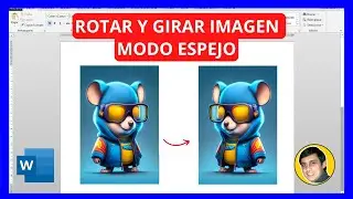 How to ROTATE and FLIP (MIRROR MODE) an IMAGE in WORD