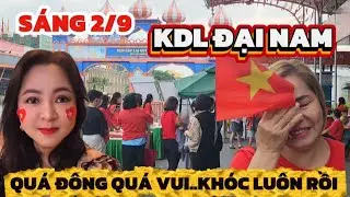 SÁNG 2/9 KDL ĐẠI NAM PHÁT QUÀ NGẬP TRÀN SẮC ĐỎ QUÁ VUI #vusaigon 