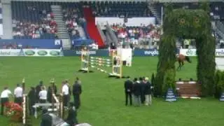 RDS Dublin Horse Show ,six bar winner peter charles