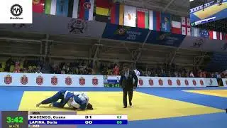 70+kg Diacenco O Lapina D 01 04 2018 T1 КУБОК ЕВРОПЫ ПО ДЗЮДО ДО 18 ЛЕТ, ТУЛА 2018