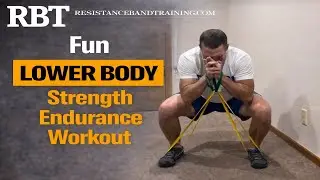 Fun Lower Body Band Strength Endurance Workout