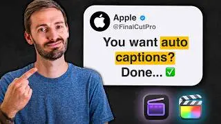 Finally... Editable AUTOMATIC CAPTIONS / SUBTITLES in Final Cut Pro