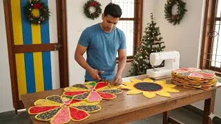 सिर्फ 10 मिनट में 2 तरीक़े के पैरदान बनाना सीखें | How To Make 2 Type Of Doormat At Home | 