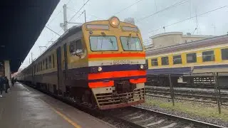 Creepy ER2 Suburban Trains In Riga