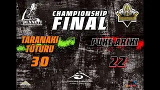 Taranaki Tuturu v Puke Ariki | Tane | Championship Finals
