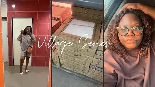Village Series: Curtain DIY /Tiling /Painting/ Namibian YouTuber/ Mbani