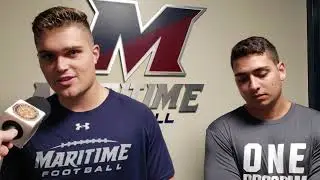 Meet Maritime Players #54 LB Liam Bailey, QB #7 Thomas Wright