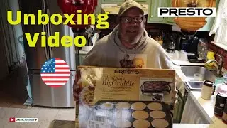 Presto Tilt 'n' Drain Cool-Touch Big Griddle | SUBSCRIBER GIFT - Unboxing Video | JKMCraveTV