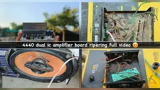 4440 ic emplifier board me pura conection kaise kare full details andwiring#4440#speaker #electrical