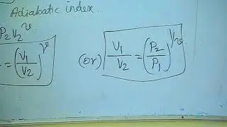 Pressure - Volume  - Temperature (PVT) relation for an adiabatic and polytropic process