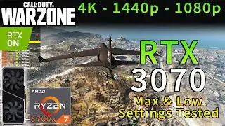 Call of Duty: WARZONE | RTX 3070 | Ryzen 7 3700x | 4K - 1440p - 1080p | Ultra & Low Settings
