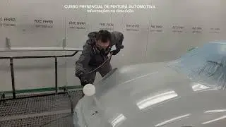 APLICAÇÃO VERNIZ PORSCHE 911 PISTOLA SATA JETX RP 1.2i