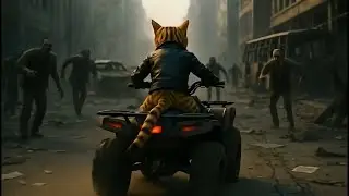 Zombie vs Cat Fight 😺⚔️ | Who Will Win?