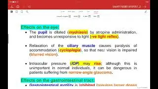 CHOLINERGIC ANTAGONIST 