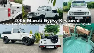 Maruti Gypsy  - India's Iconic | SUV Restoration | Paint Job |Power Steering | Moneysinghofficial