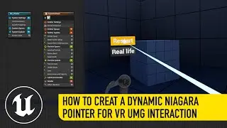 How To Create A Pointer Using Niagara For VR UMG Interactions In UE4.27/UE5