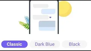 Viber Appearance Settings & Change Theme or Select Background