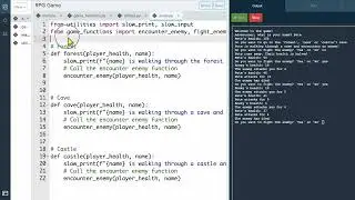 Python #024 - RPG Game Part 3