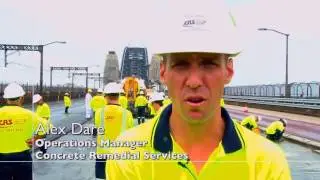 Sydney Harbour Bridge resurfacing -5min46s