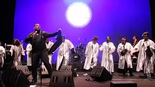 Anthony Morgan inspirational choir Harlem having fun on stage