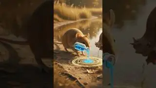 Large mouse massive lotus plant magical liquid mouse walking near | #viral #shorts