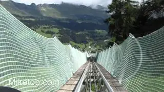 Meine coole Fahrt auf der längsten Rodelbahn der Welt! - Churwalden / Schweiz