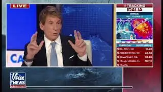 Fox hurricane expert avoids the words 'climate change' discussing 'freaky' Idalia