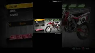 MX vs ATV CRF250R customization