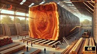 Explore The Giant Wooden Workshop: From Giant Wooden Trees To Luxurious Dining Tables #401
