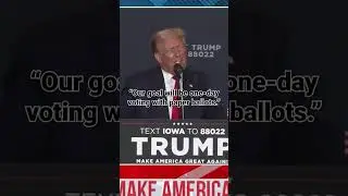 &ldquo;Our goal will be one-day voting with paper ballots and voter ID!&rdquo; - President Trump