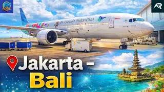 Garuda Indonesia B777-300ER: Jakarta to Bali | Full Flight | RFS - Real Flight Simulator