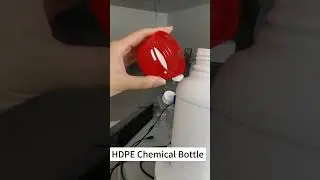Chemical Bottle, HDPE plastic bottle. #chemicalbottle #chemistry #plasticbottle #polyethylenebottle