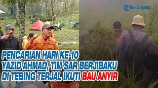 Pencarian Hari Ke-10 Yazid Ahmad, Tim SAR Berjibaku di Tebing Terjal Ikuti Bau Anyir