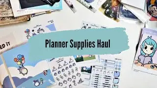 Planner Supplies Haul - Planner related Presents and Stickers for my Birthday!