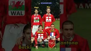 Manchester United squad 1997🔥Nations❤️#footballshorts #manutd #beckham
