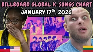 РЕАКЦИЯ НА ТОП-25 мирового корейского чарта Billboard Korea | Неделя 17 января 2026 года