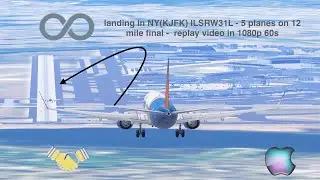 INFINITE FLIGHT REPLAY - ILSRW31L landing in N.Y (KJFK) - 