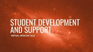 Virtual Open Day | Student Development and Support | 2022