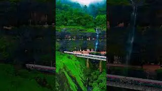 🌿 Heaven on Earth! 😍 Beautiful Waterfall & Nature View | Peaceful Vibes 🇮🇳