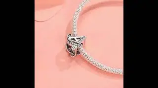 🔠 925 Sterling Silver Charms | A-Z Alphabet Letter Pendant Charms for Personalized Jewelry | Charmly