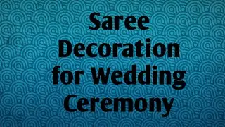 How to Decorate Tray for Wedding Ceremony/Simple Tray Decoration