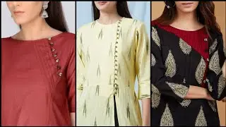 Best 45 Side Button Neck Design Idea's For Kurta/Kurti